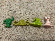 1970s Freakies Premium Cereal Figures Lot of 4 Cereal Toys Rare