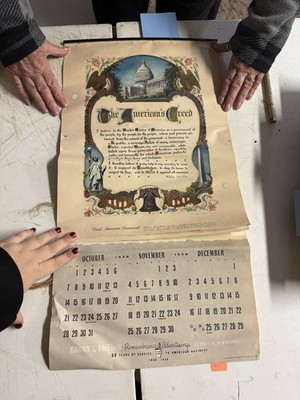 1956 Brown & Bigelow Illustrated Calendar   Great American Documents