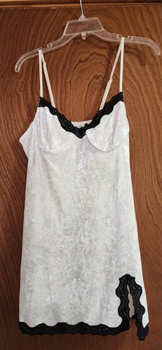 2000s Vintage Velvet Fairy Grunge Goth Y2k 90s Boho Lacy Camisole Nighty Slip