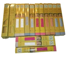 Crafters Square Vinyl Paper Permanent Glitter Lot of 15 Assorted Colors 12" x 48