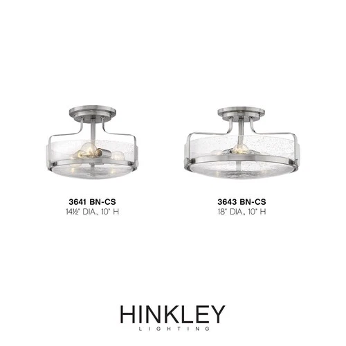 Hinkley Lighting - Harper - 3 Light Large Semi-Flush Mount in Transitional Style - Picture 4 of 4