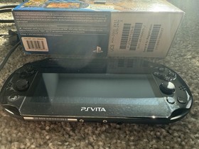 Sony PlayStation Vita PSVita Slim PCH-2001 - 8 GB Memory Card, Charger, Booklets