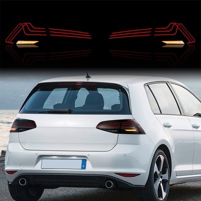 VLAND Animation LED Tail Lights For Volkswagen Golf 7 MK7/ MK 7.5&GTI 2014-2019