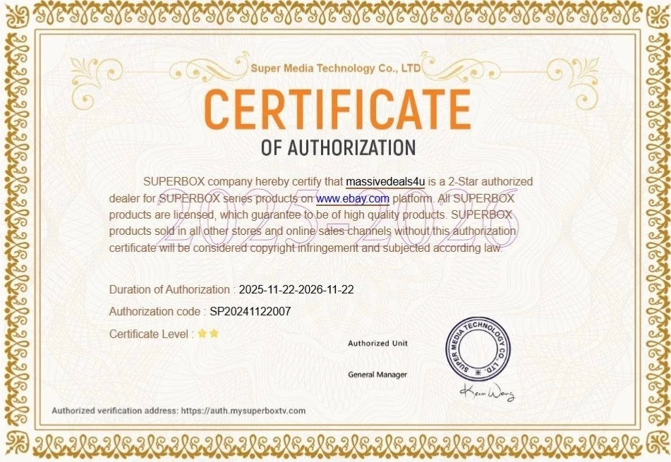 NEW 2026 SuperBOX S7 MAX ~ Keyboard. 6K Android, 18+ Adult. 7 Day Live TV Rewind - Image 2 of 4