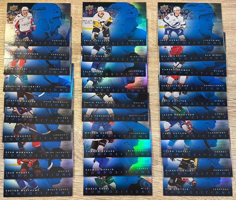 2025-26 UPPER DECK HOCKEY SERIES 1 ALL SUBSET INSERTS PICK FROM LIST-FINISH SETS - Image 4 of 4