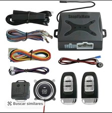SnapFixMate Système d'alarme de voiture entrée passive sans clé + démarreur moteur à distance NEUF