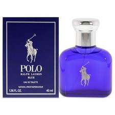 POLO BLUE by RALPH LAUREN for Men 1.36 oz 40 ml Eau de Toilette Spray NEW IN BOX