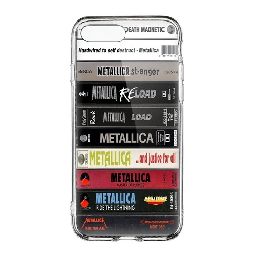Metallica Albums Cassette Collection Retro clear Phone Case - Photo 4 sur 5