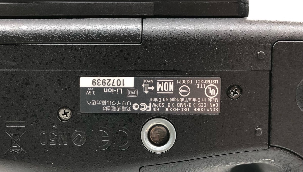 SONY DSC-HX300 訳あり　値引き不可 Sony Cyber-shot DSC-HX300 20.4MP Digital Camera - Black W/Battery