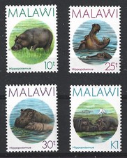 Malawi 1987 #502-05 Hippopotamuses - MNH