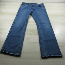 Levis Jeans Mens 34x30 Blue 527 Boot Cut Western Rancher Rodeo Outdoor