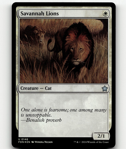 MTG Savannah Lions 4ED English NM | eBay
