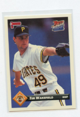 1993 DONRUSS RATED ROOKIE # 61 TIM WAKEFIELD ROOKIE 