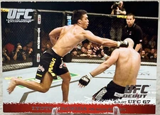 2009 Topps UFC Round 1 - #59 Lyoto Machida, Sam Hoger (RC)