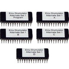 Emu E-Mu Drumulator Digidrums Alternate Set 1 EPROM Sound Expansion Bank