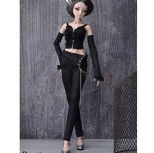 Dollmore 1/3 BJD outfits set SD - Amity Long Pants Set Black
