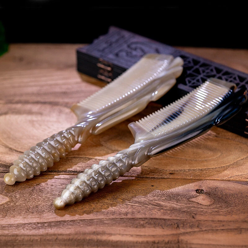Natural Boutique Yak Horn Comb Handmade Horn Comb Handmade Hair Comb Massage - Image 3 of 4