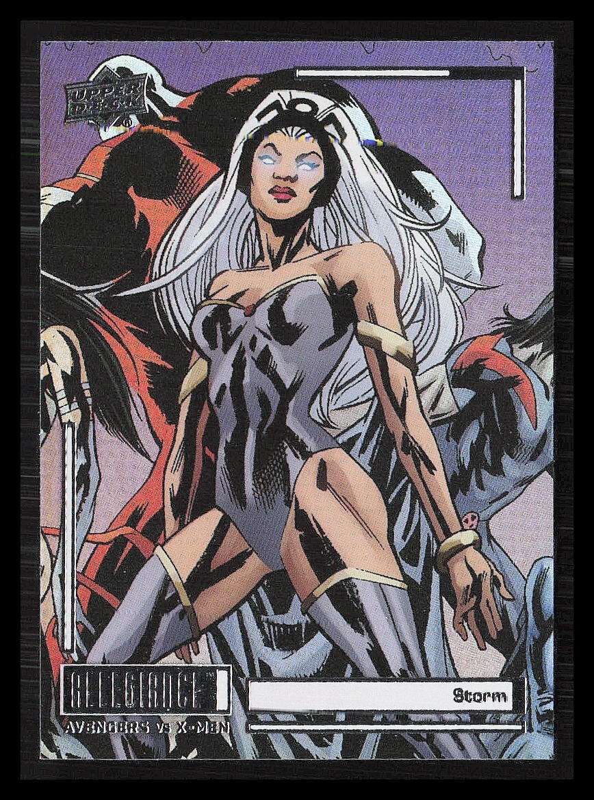 STORM 2023 Upper Deck Marvel Allegiance Rainbow AVENGERS VS. X-MEN #C88