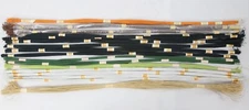 Bulk Lot 2000+ pieces 36” Cloth Covered Floral Stem Wire 32 gauge White Black