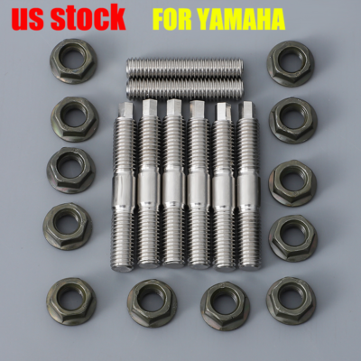 Yamaha Blaster YFS200 ATV Cylinder Head Stud Exhaust Bolt Nut Top