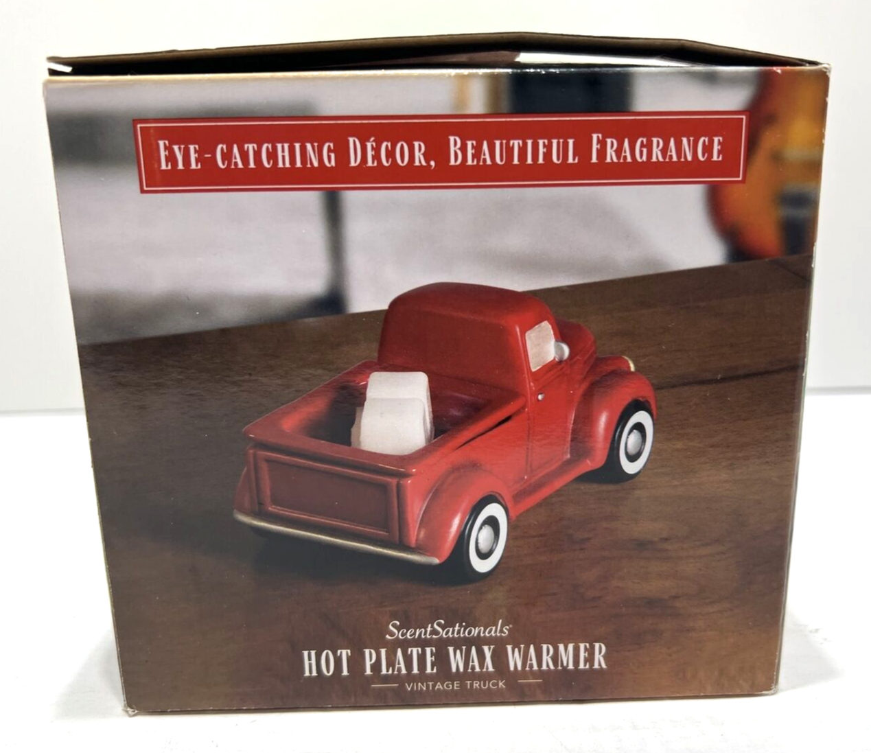 ScentSationals Hot Plate Wax Warmer Vintage Red Truck Scentsy for sale