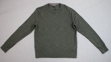 Tommy Hilfiger Sweater Mens XL Green 100 Cotton Crewneck Pullover NWT