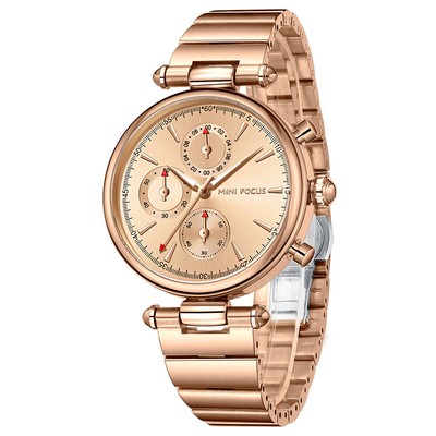 Analog Mini Focus Wowen Lady Dress Quartz Waterproof Luminouse Chronograph Watch