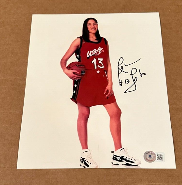 WNBA Rebecca Lobo HOF サイン入り写真