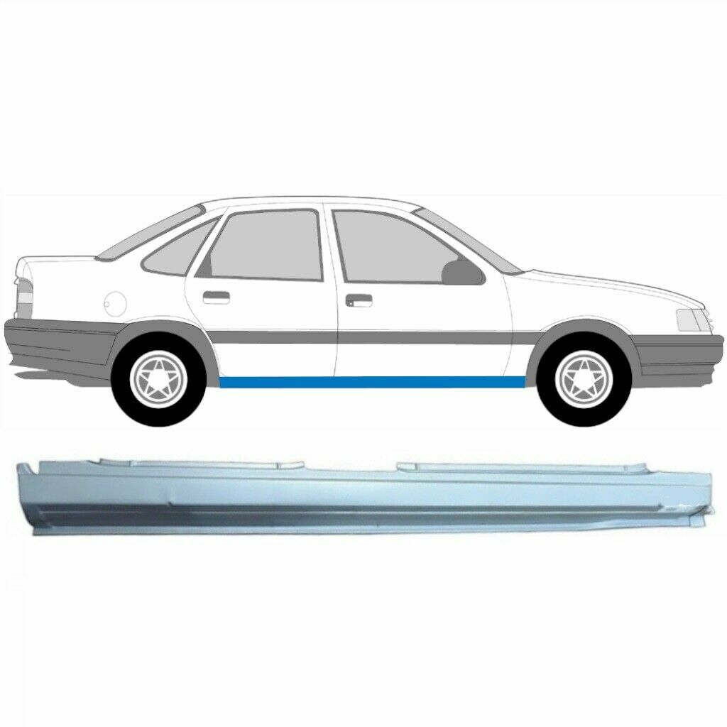 OPEL VECTRA VAUXHALL CAVALIER 1988-1995 FULL SILL REPAIR PANEL / RIGHT RH