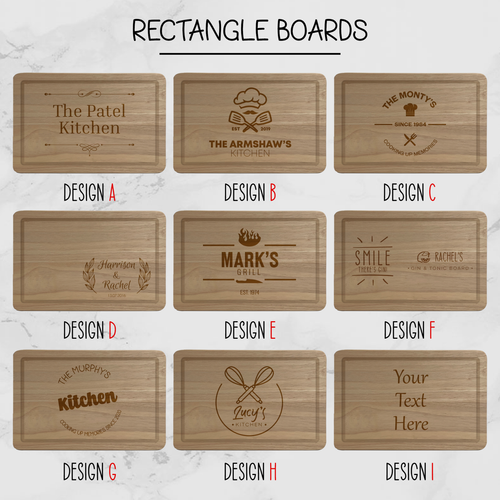 Unique Personalised Quality Engraved Wooden Chopping Board Cheese Board Gift - Picture 2 of 41