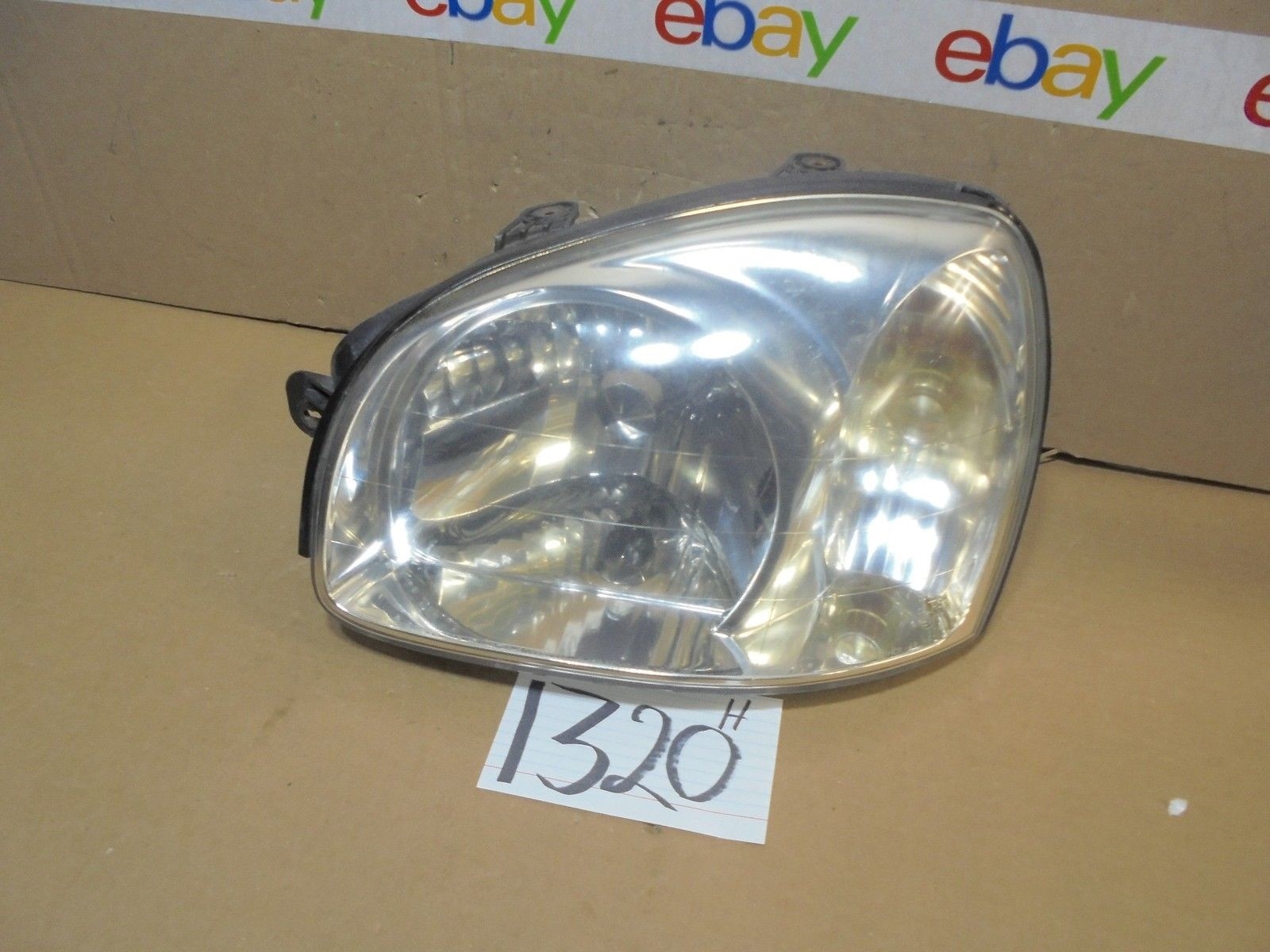 01 02 03 04 Hyundai Santa Fe DRIVER Side Headlight Used front Lamp #1320H
