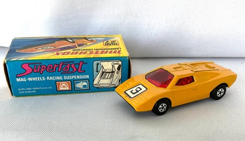 LESNEY MATCHBOX SUPERFAST 1973, #NEW 27 LAMBORGHINI COUNTACH, NEW IN BOX - Picture 2 of 7