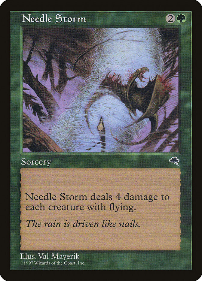 Magic the Gathering (mtg): TMP: Needle Storm  (x 4)