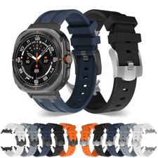 Rugged Silicone Rubber Strap for Samsung Galaxy Watch Ultra 2025 Sport Band