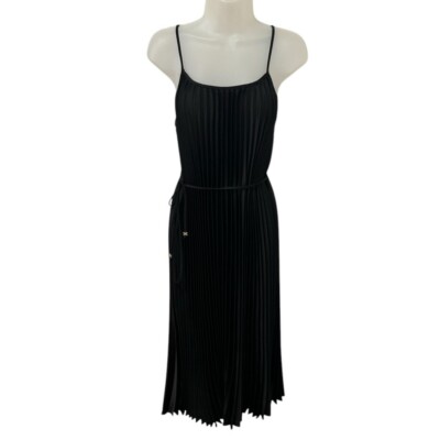 open lace back dress Black Satin Pleated V-Neck Maternity Maxi Dress main image 0