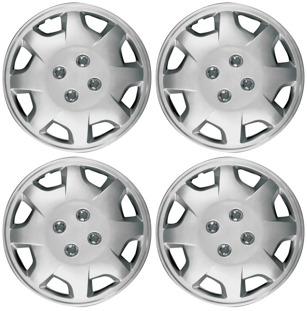 NEW SET OF 4 15" Silver Wheel Covers for Honda Accord 19982002 Hub