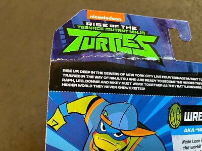 Wrestling Leo Neon Leon Leonardo Rise of The TMNT Action Figure