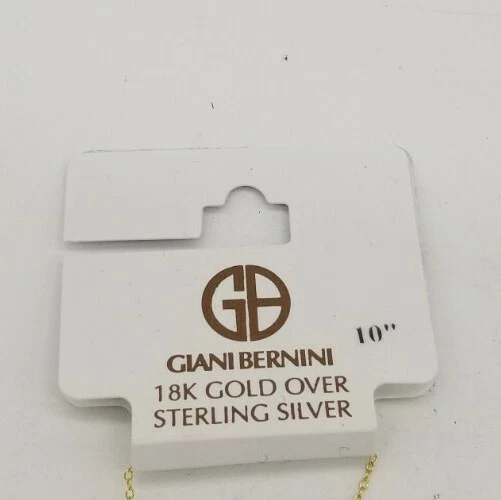 Giani Bernini 项链 18K 黄金纯银心形 — 第 4/4 张图片