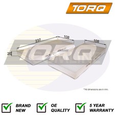 Image of Cabin Filter Torq Fits Renault Kangoo Master Vauxhall Movano Mercedes Citan