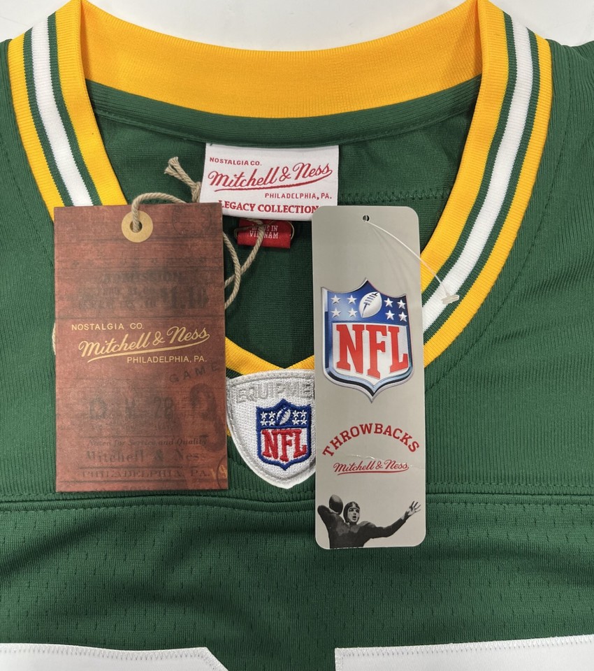 Packers SB Champ JORDY NELSON Signed Mitchell & Ness Green Jersey AUTO