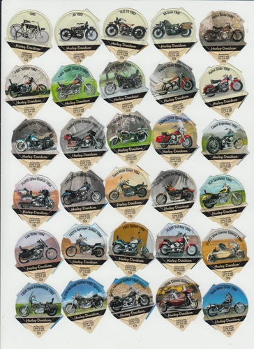 Harley Davidson Motorcycles : attractive Swiss creamer top set with tabs