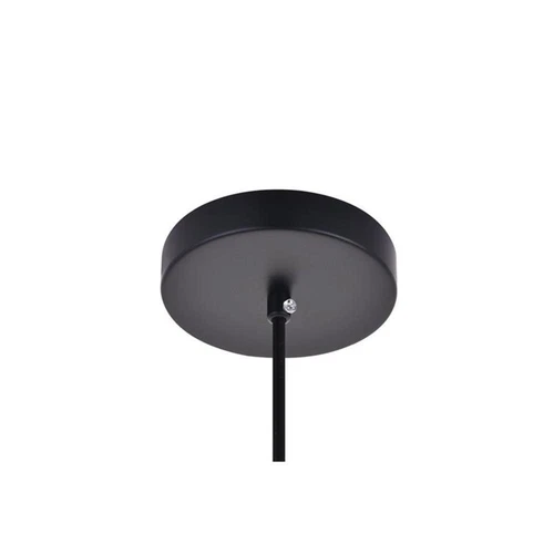 Living District Ronnie 1-Light Modern Metal Pendant in Black Finish - Picture 5 of 7