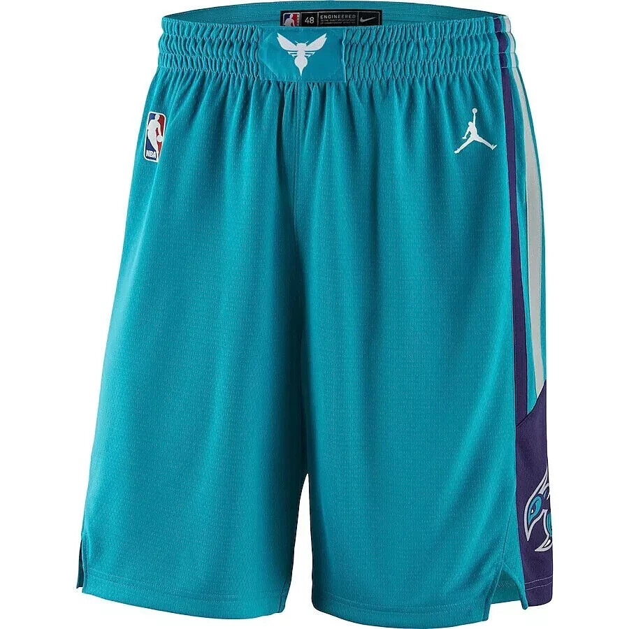 ウェア JORDAN BRAND NBA HORNETS SHORT L Men's Jordan Brand Teal Charlotte Hornets Statement Edition