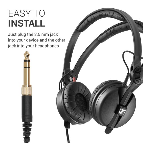 Cavo Sostitutivo per cuffie Sennheiser HD25 HD560 HD540 HD480 HD430 HD414 HD250 - Photo 2/6