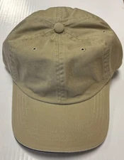 New Vintage Yupoong Adjustable Cap, Unstructured, Mid Profile, Khaki