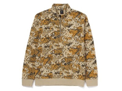 HUF Contra 1/4 Zip Fleece Sweatshirt