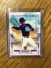 2025 PANINI BOYS OF SUMMER JESUS MADE ROOKIE SILVER SP #/249 MILWAUKEE BREWERS