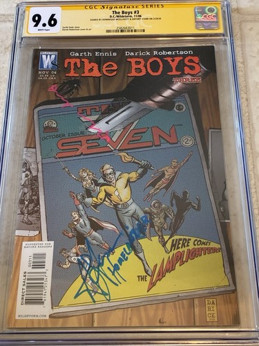 CGC 3 The Boys 1st Homelander Starlight Maeve Antony Starr Mcelligott SS Signed