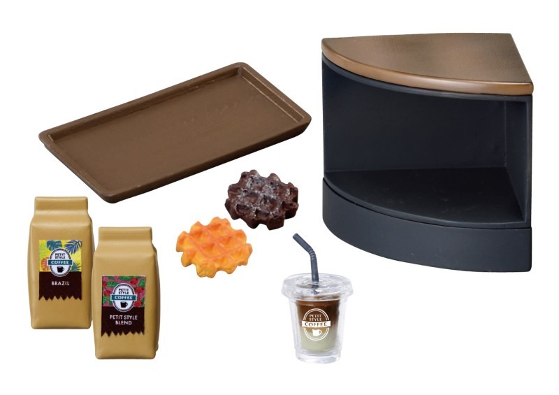 Re-Ment Miniatures Petit Style COFFEE Shop Dollhouse Decoration Full Set