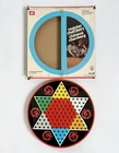 Vintage Ohio Art 2-in-1 Chinese & Regular Checkers 12.5" Round Game Tin No. 537